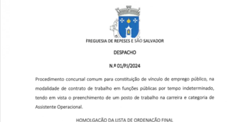 Despacho nº1/PJ/2024