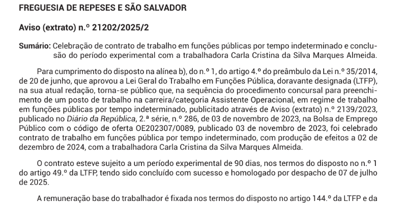 Aviso extrato n  21202 2025 2