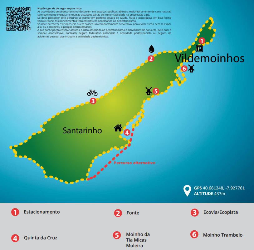 Mapa Percursos Pedestres - Junta de Freguesia de Repeses e S. Salvador